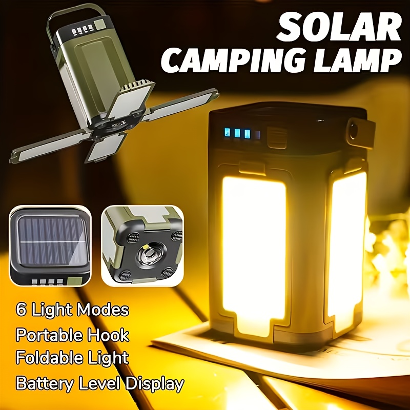 Outdoor Power For Camping - Solarna przenośna lampa kempingowa z ładowaniem