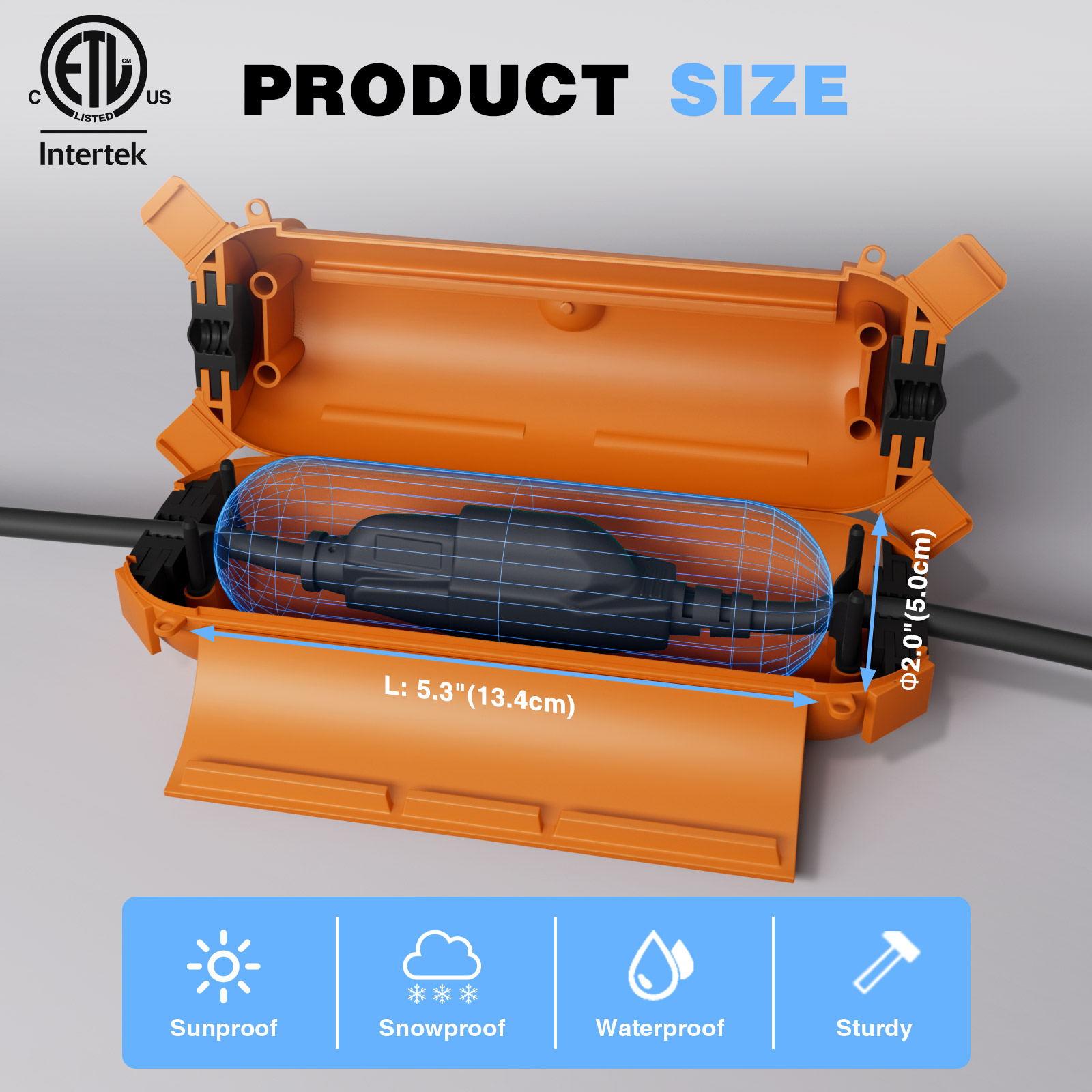Outdoor Power Outlet Waterproof - Wodoodporny zestaw skrzynek elektrycznych do użytku