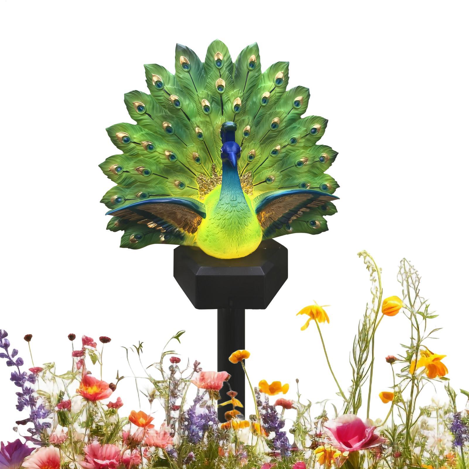 Outdoor Yard Power Stake - Dekoracje solarne w kształcie ptaków, wodoodporne