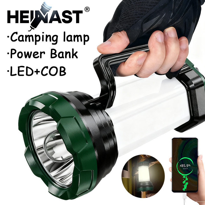 Outdoor Power Usb - Przenośna, mocna latarka LED z lampą