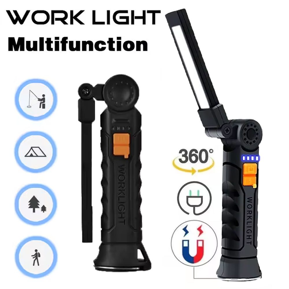Outdoor Power Usb - Przenośna latarka LED COB ładowana przez