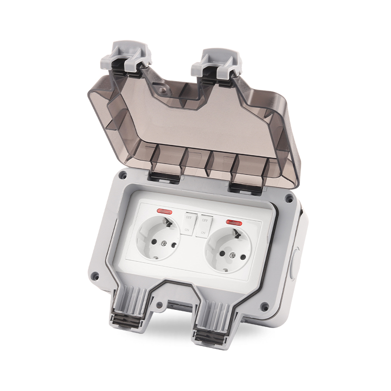 Outdoor Power Outlet Waterproof - IP66 ue niemcy Standard wodoodporny zewnętrzny