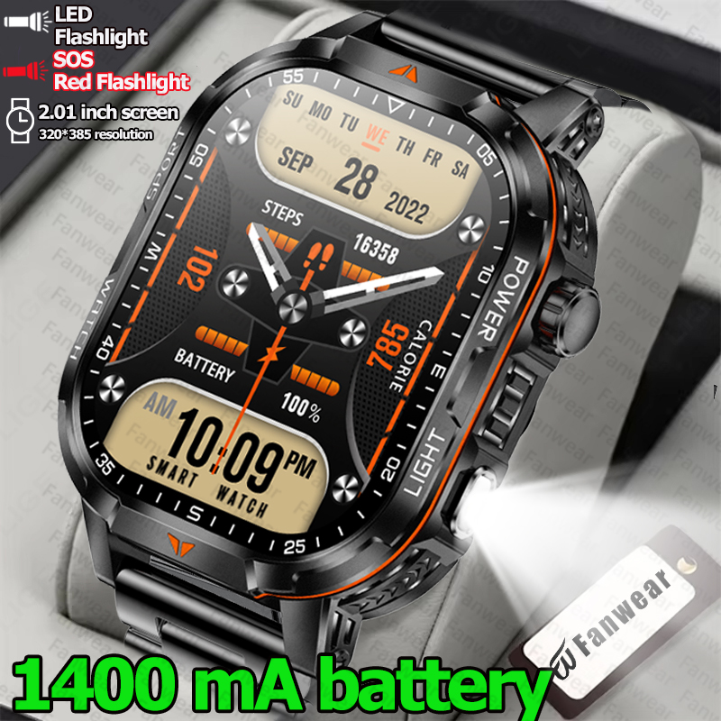 Outdoor Power Meter Box - Męski, wytrzymały, wojskowy smartwatch outdoorowy z