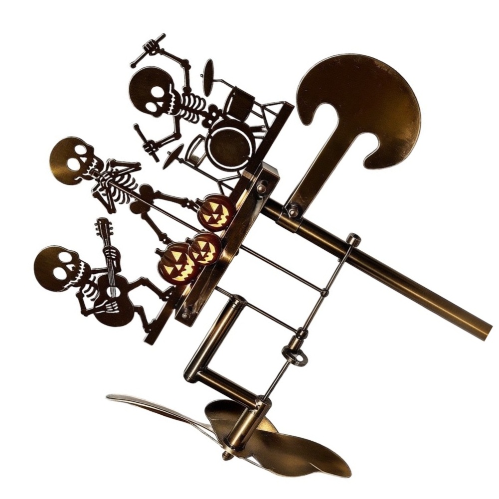 Outdoor Yard Power Stake - 1 sztuka Halloweenowa figurka wiatraka w