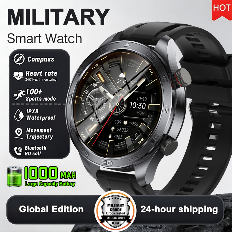 Outdoor Power Meter Box - Nowy wojskowy smartwatch dla mężczyzn z