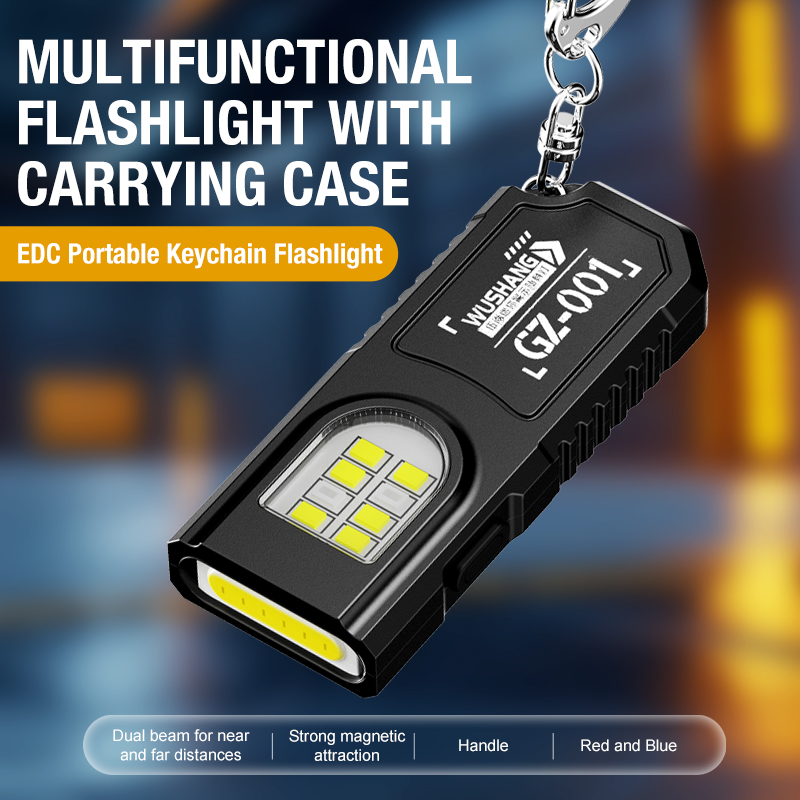 Outdoor Power Usb - Przenośna latarka LED COB na breloczku,