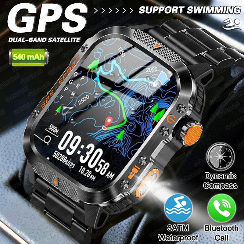 Smartwatch męski 2025 z GPS, d – Outdoor Power Meter Box recenzja i cena