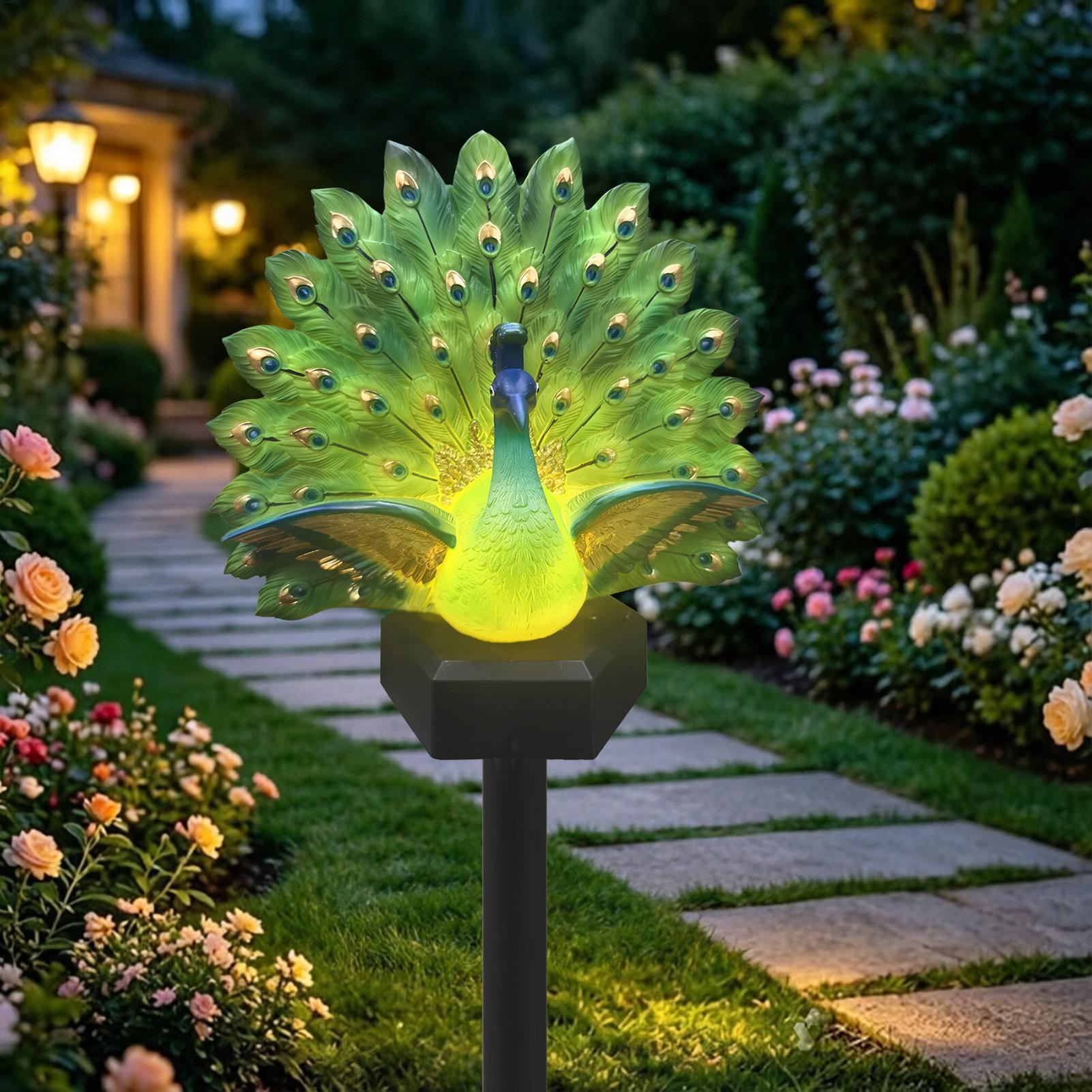 Solarna rzeźba ptaka do ogrodu – Outdoor Yard Power Stake recenzja i cena