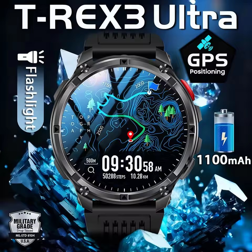 Nowy Wojskowy Smartwatch T-Rex – Outdoor Power Meter Box recenzja i cena