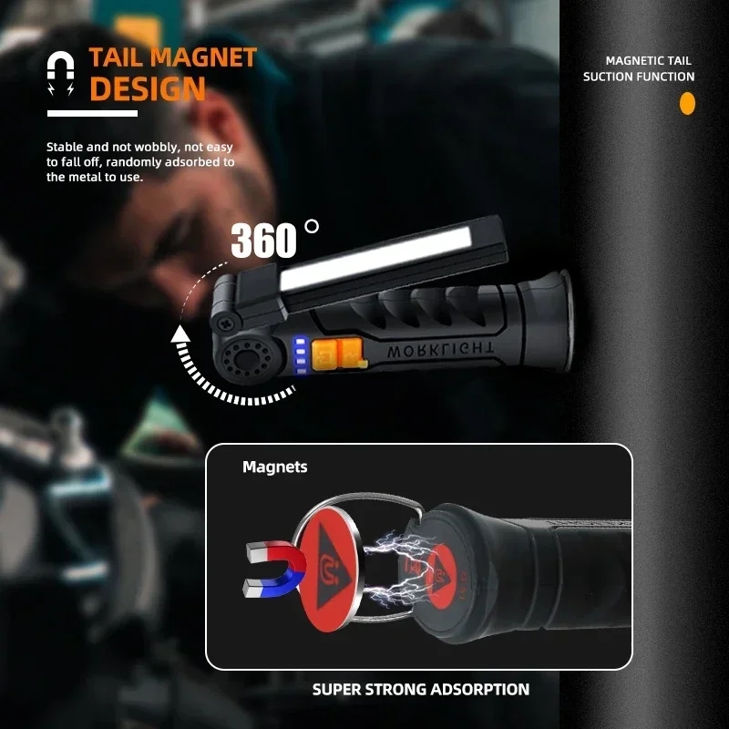 Przenośna latarka LED COB łado – Outdoor Power Usb recenzja i cena
