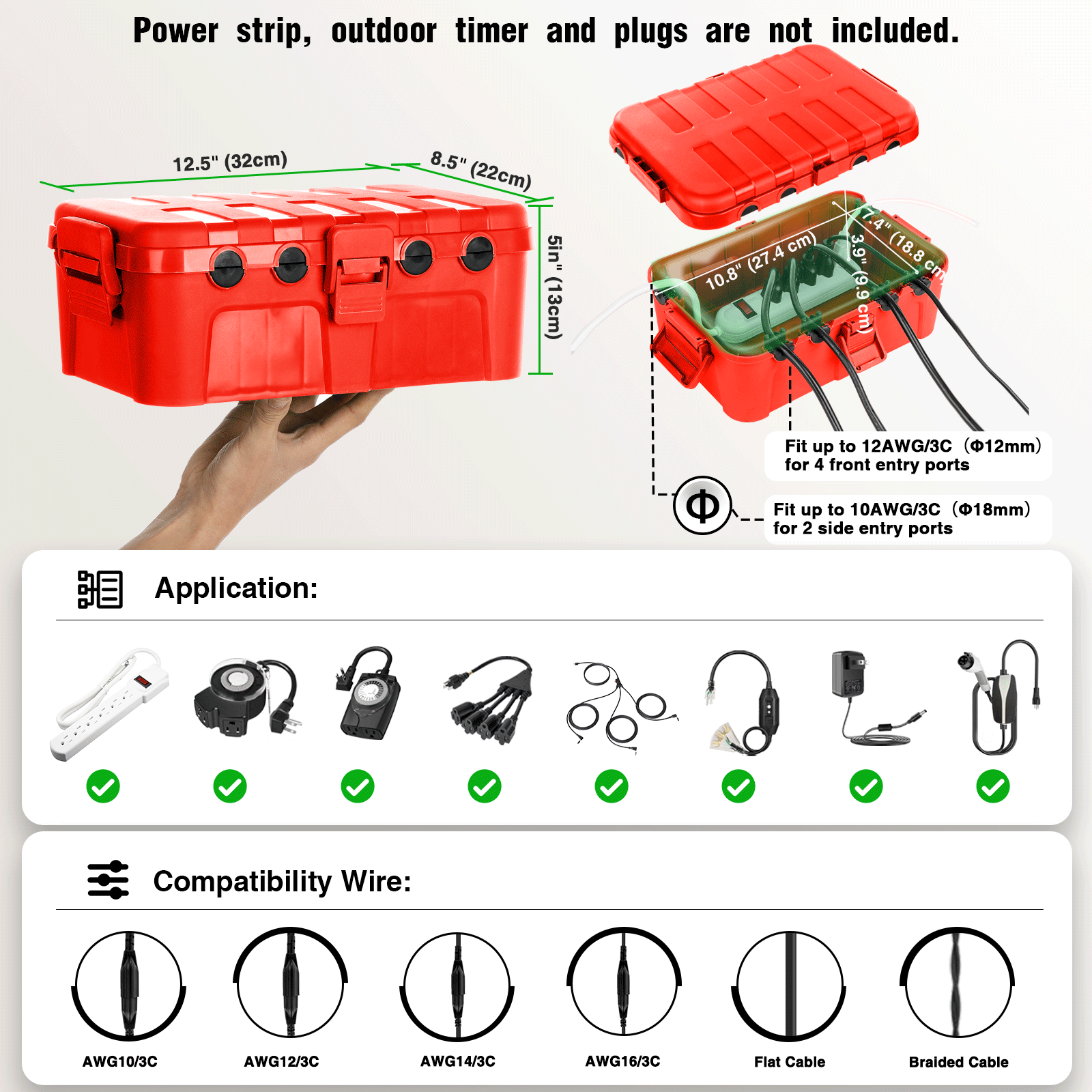 Wodoodporna skrzynka zasilając – Outdoor Power Outlet Waterproof recenzja i cena