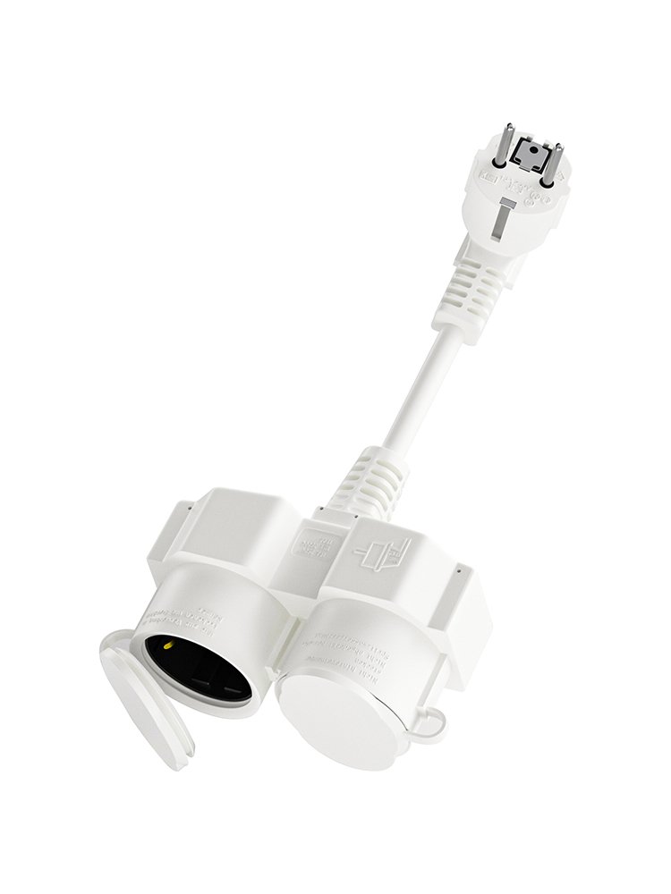 Przedłużacz EU z 2 gniazdami S – Outdoor Power Socket Cover recenzja i cena