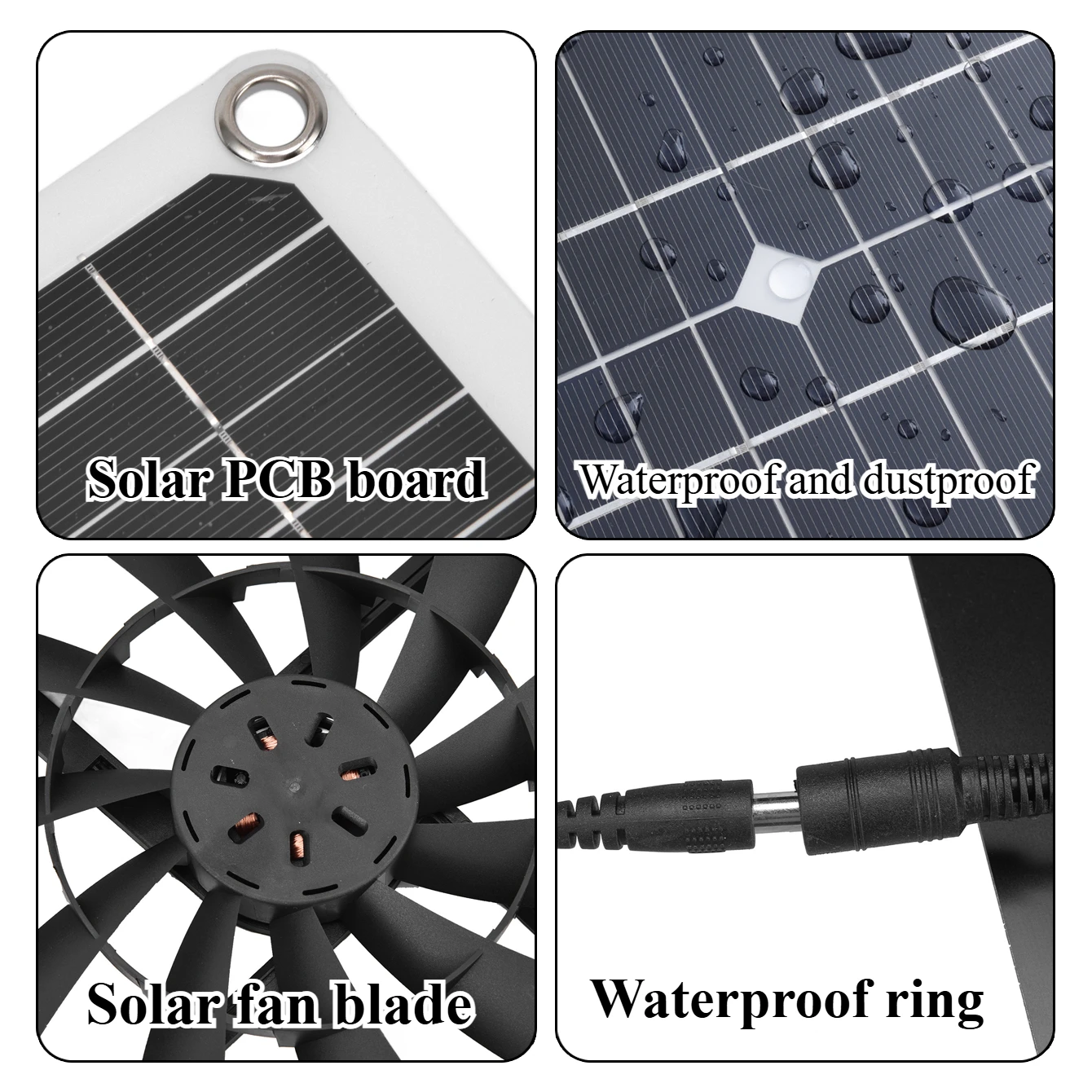 15W 25W Zasilany energią słone – Outdoor Power Vent recenzja i cena