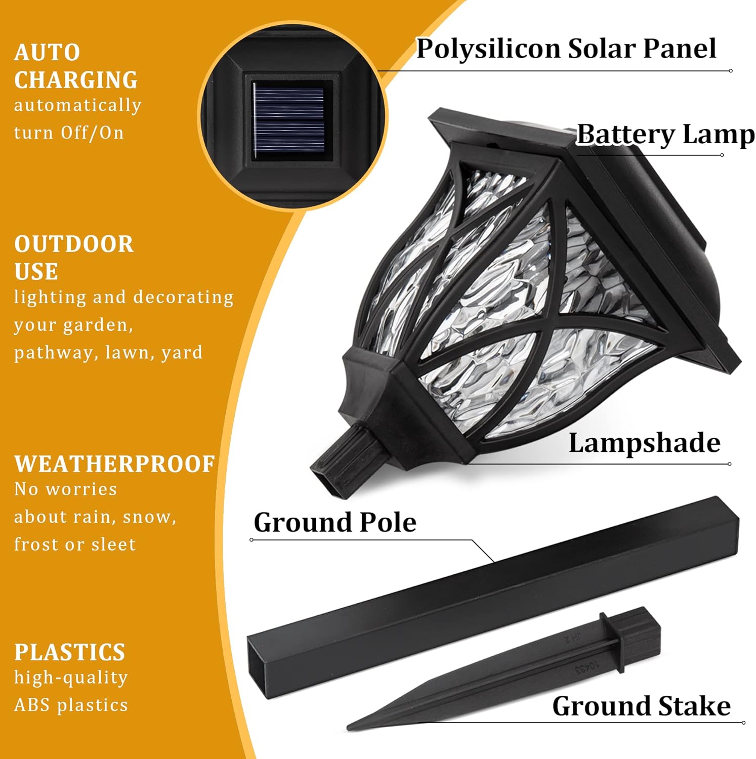 1-8 SZT. Solarne Lampy Ogrodow – Outdoor Yard Power Stake recenzja i cena