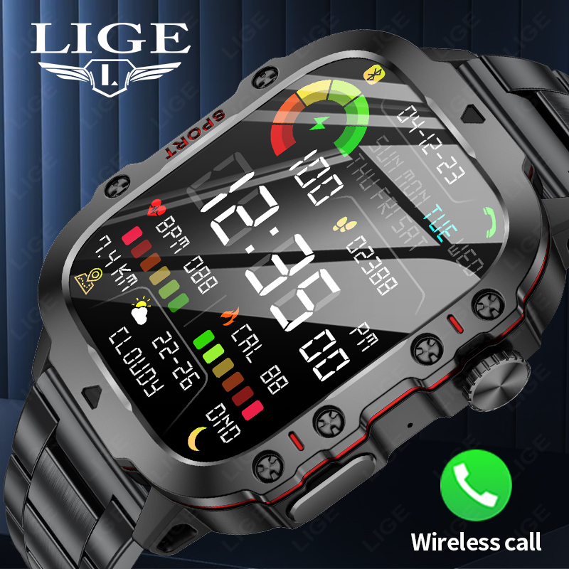 LIGE Outdoorowy Smartwatch Spo – Outdoor Power Meter Box recenzja i cena