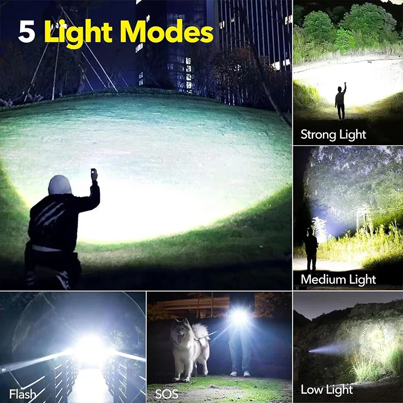 Latarka LED o dużej mocy, łado – Outdoor Power For Camping recenzja i cena