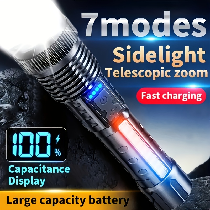 Mocna latarka LED z wyświetlac – Outdoor Power Usb recenzja i cena