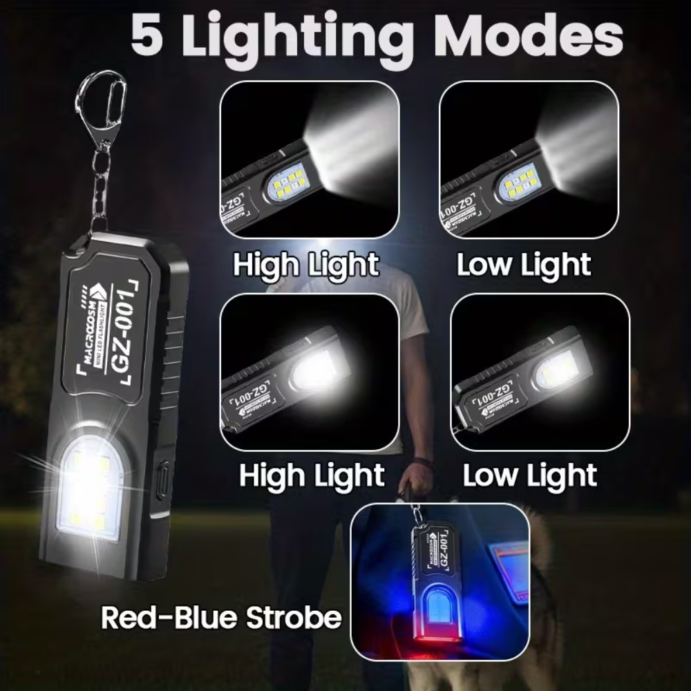 Mini latarka LED COB na breloc – Outdoor Power Usb recenzja i cena